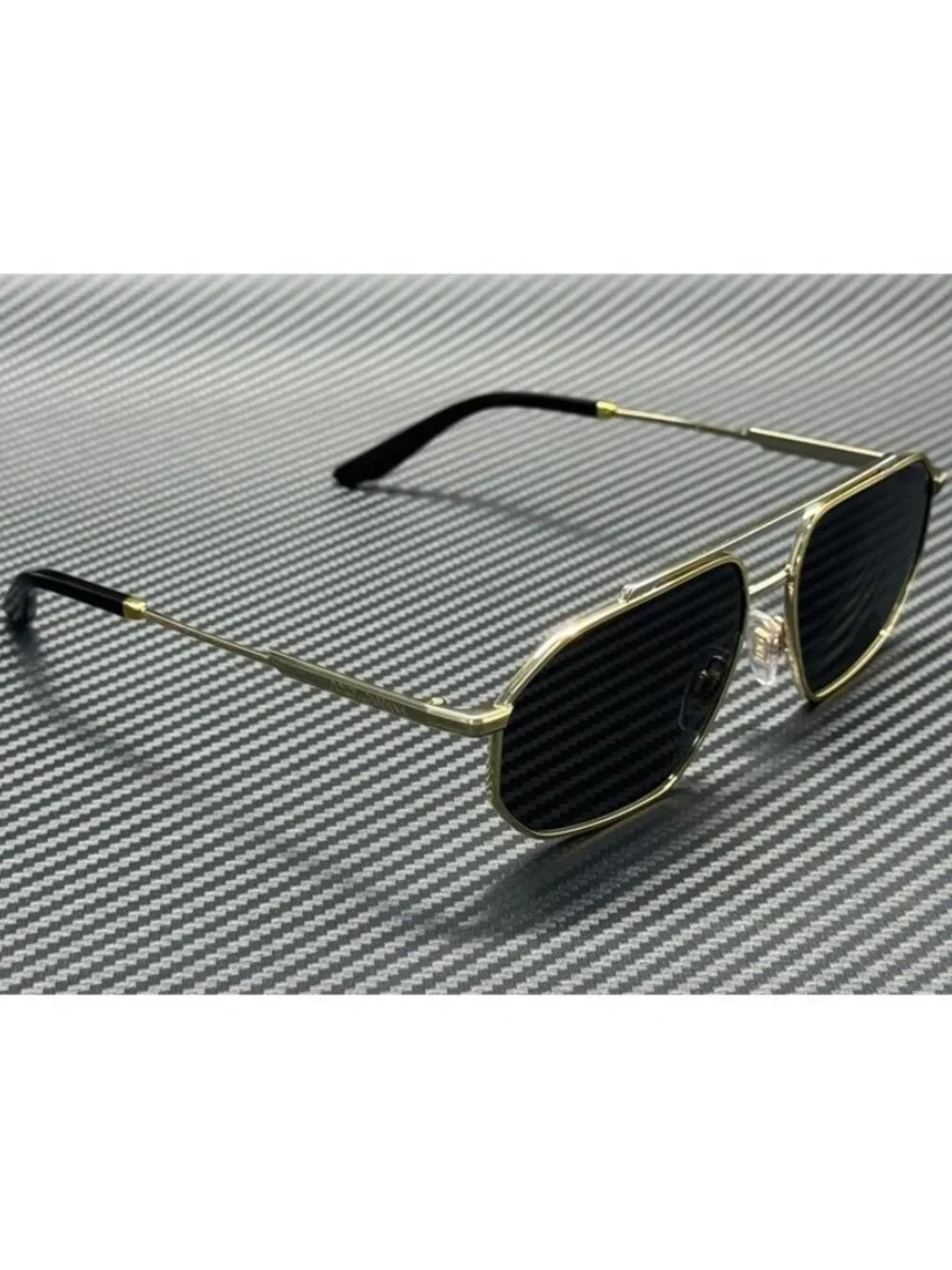 New Dolce & Gabbana Men Gold Sunglasses 59-15-145